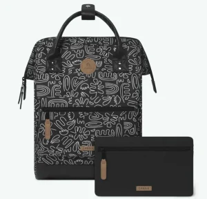 Cabaia Adventurer M Amiens Black and White- Taschen & Rucksäcke
