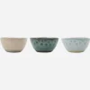 House Doctor Bowl, HDLike, Beige/Green/Blue- Geschirr