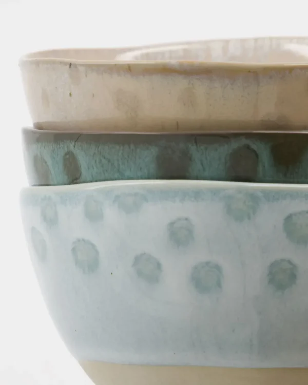 House Doctor Bowl, HDLike, Beige/Green/Blue- Geschirr