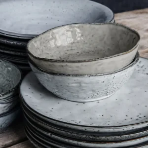 House Doctor Bowl Rustic Grey Blue 4,5 cm- Geschirr