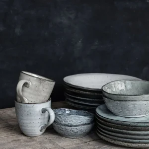 House Doctor Bowl Rustic Grey Blue 4,5 cm- Geschirr