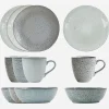 House Doctor Brunch Kit, Rustic, Grau/Blau- Geschirr