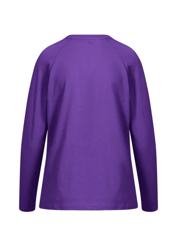 Coster Copenhagen CC Heart Basic Long Sleeve Warm Purple- Shirts & Blusen