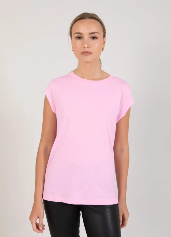 Coster Copenhagen CC Heart Basic T-Shirt Baby Pink- T-shirts & Tops