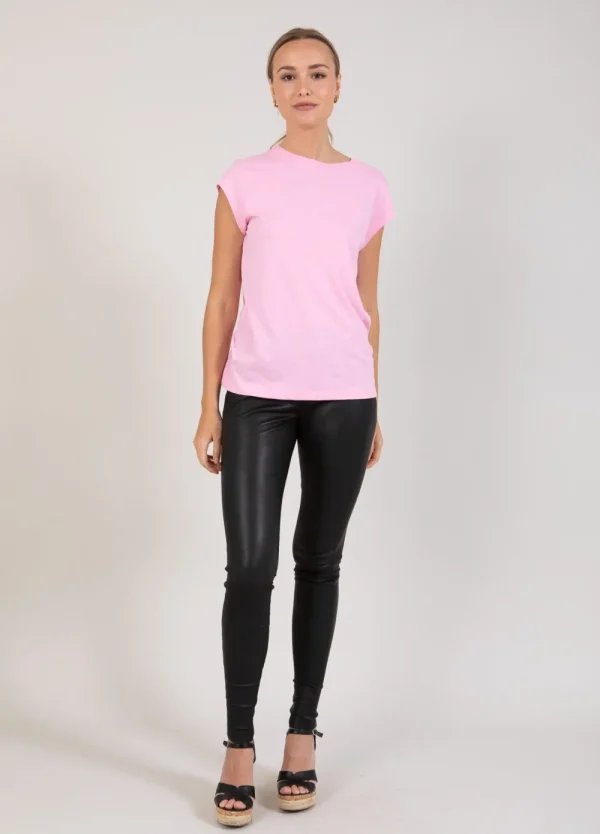 Coster Copenhagen CC Heart Basic T-Shirt Baby Pink- T-shirts & Tops