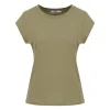 Coster Copenhagen CC Heart Basic T-Shirt Dusty Olive- T-shirts & Tops