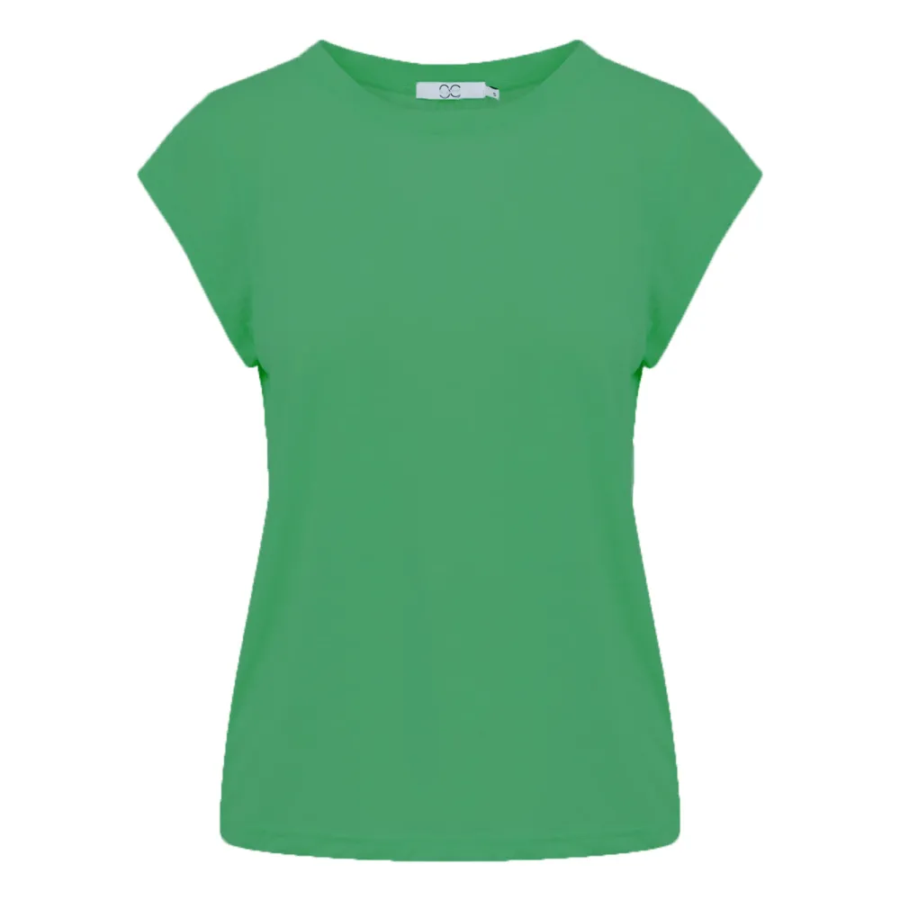 cc_heart_basic_tshirt_eme_0.webp Coster Copenhagen CC Heart Basic T-Shirt Emerald Green- T-shirts & Tops