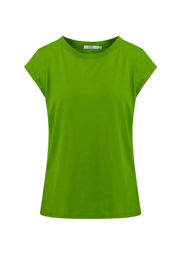 Coster Copenhagen CC Heart Basic T-Shirt Flashy Green- T-shirts & Tops