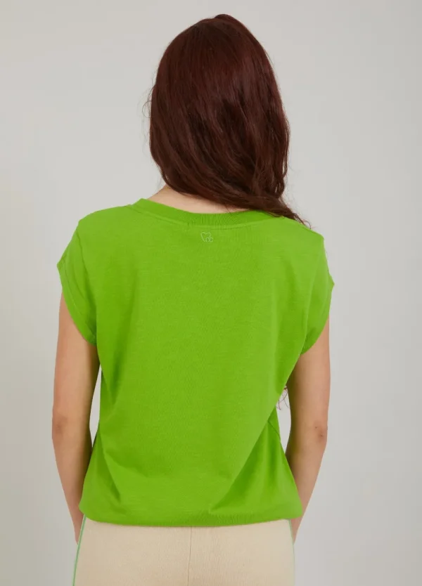 Coster Copenhagen CC Heart Basic T-Shirt Flashy Green- T-shirts & Tops