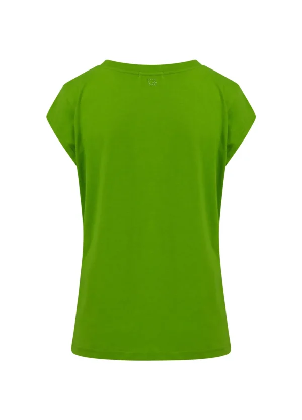 Coster Copenhagen CC Heart Basic T-Shirt Flashy Green- T-shirts & Tops