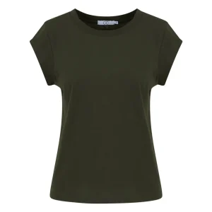 Coster Copenhagen CC Heart Basic T-Shirt Hunter Green- T-shirts & Tops