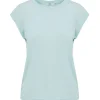 Coster Copenhagen CC Heart Basic T-Shirt Pastel Aqua- T-shirts & Tops