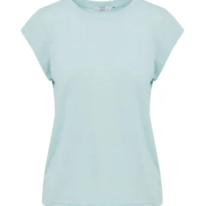 Coster Copenhagen CC Heart Basic T-Shirt Pastel Aqua- T-shirts & Tops
