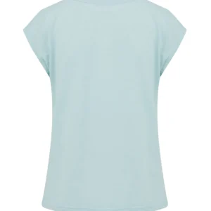 Coster Copenhagen CC Heart Basic T-Shirt Pastel Aqua- T-shirts & Tops