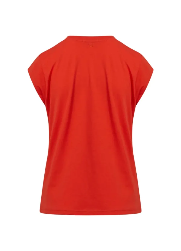 Coster Copenhagen CC Heart Basic T-Shirt Red Lips- T-shirts & Tops