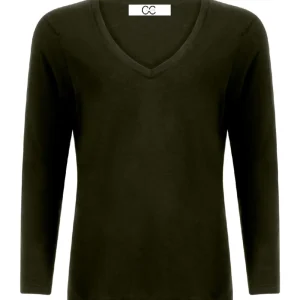 Coster Copenhagen CC Heart Long Sleeve V-Neck- Shirts & Blusen