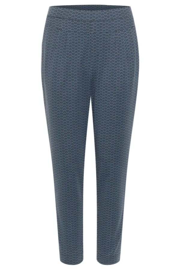 Cream CRAnett Pants Captain Geo Dot- Hosen