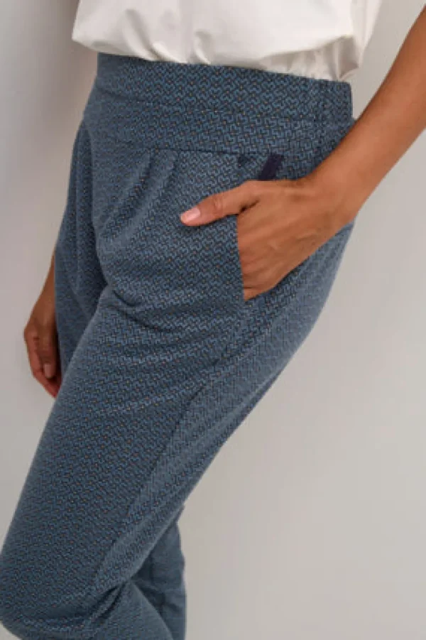 Cream CRAnett Pants Captain Geo Dot- Hosen