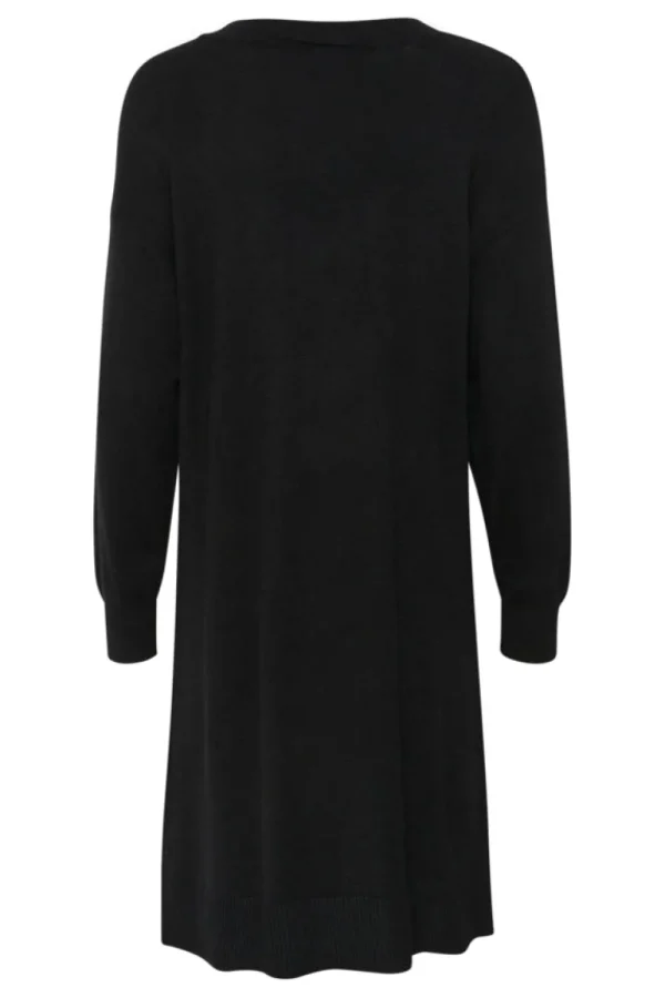 Cream CRDela Knit Dress Pitch Black- Kleider