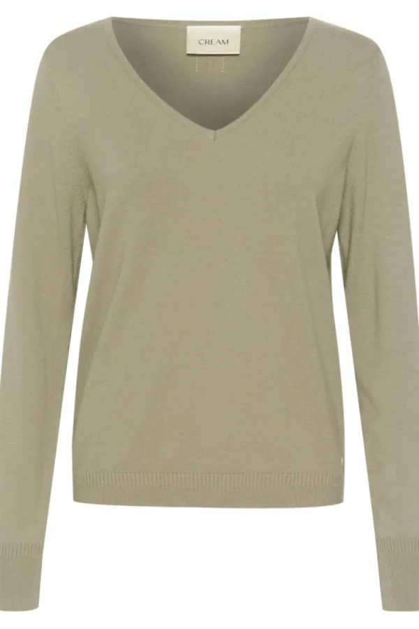 Cream CRDela Knit Pullover Overland Trek- Strick & Cardigans