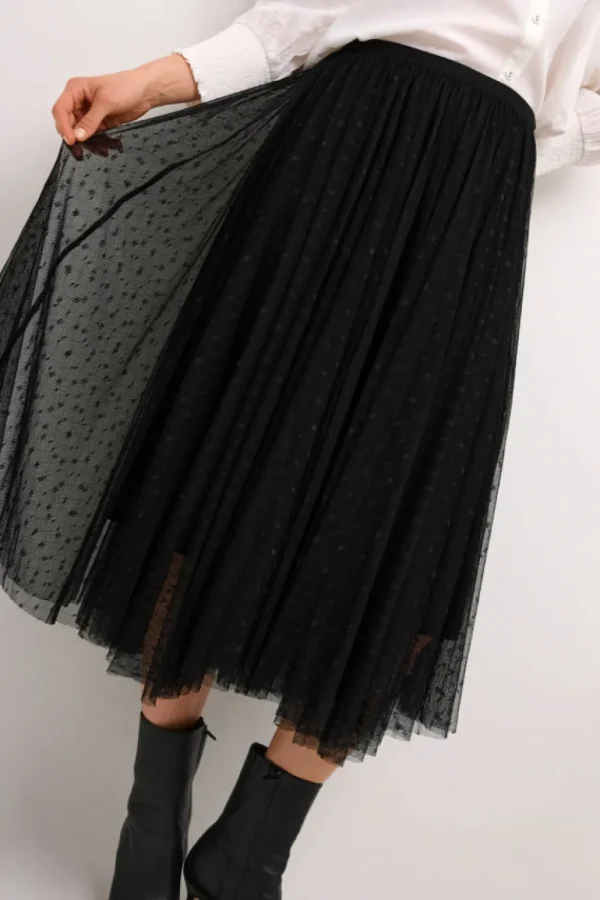 Cream CRIrma Skirt Pitch Black- Röcke