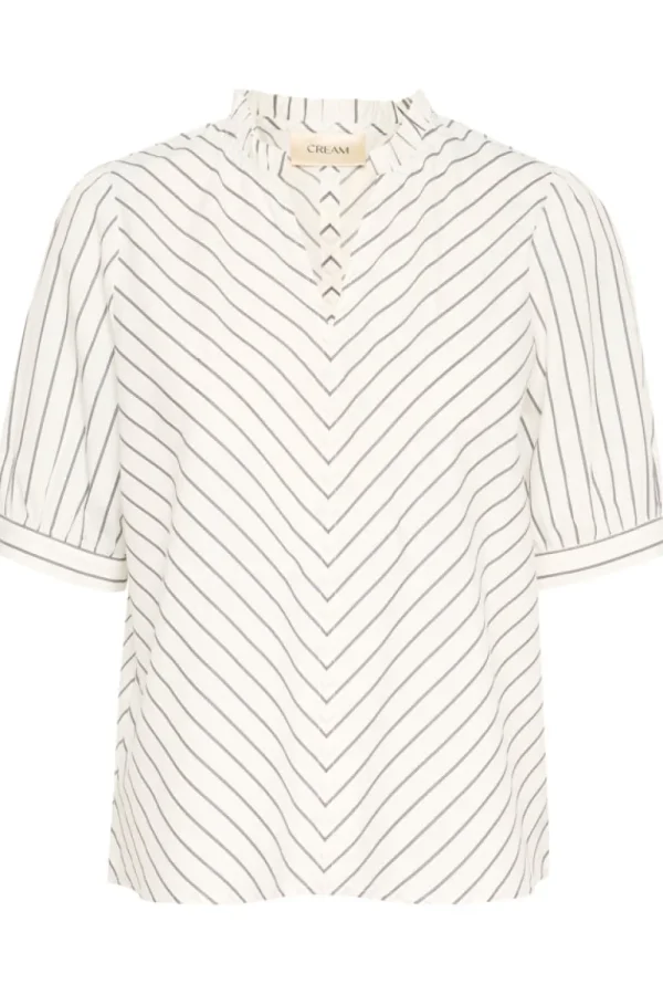 Cream CRNaomi Blouse Marshmallow Stripe- Shirts & Blusen