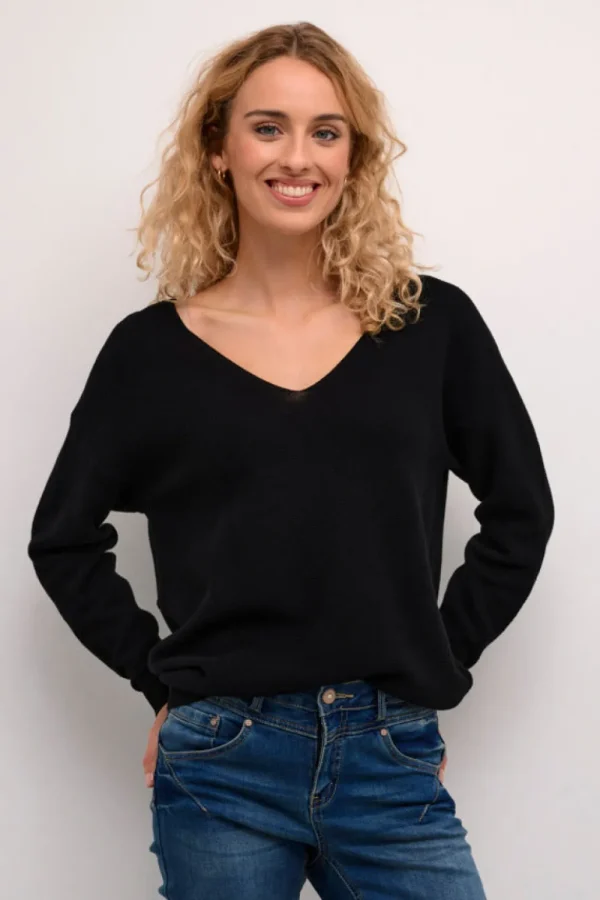 Cream CRSillar Pullover Pitch Black- Strick & Cardigans