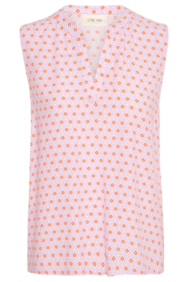 Cream CRTiah Blouse Geometric Print- Shirts & Blusen