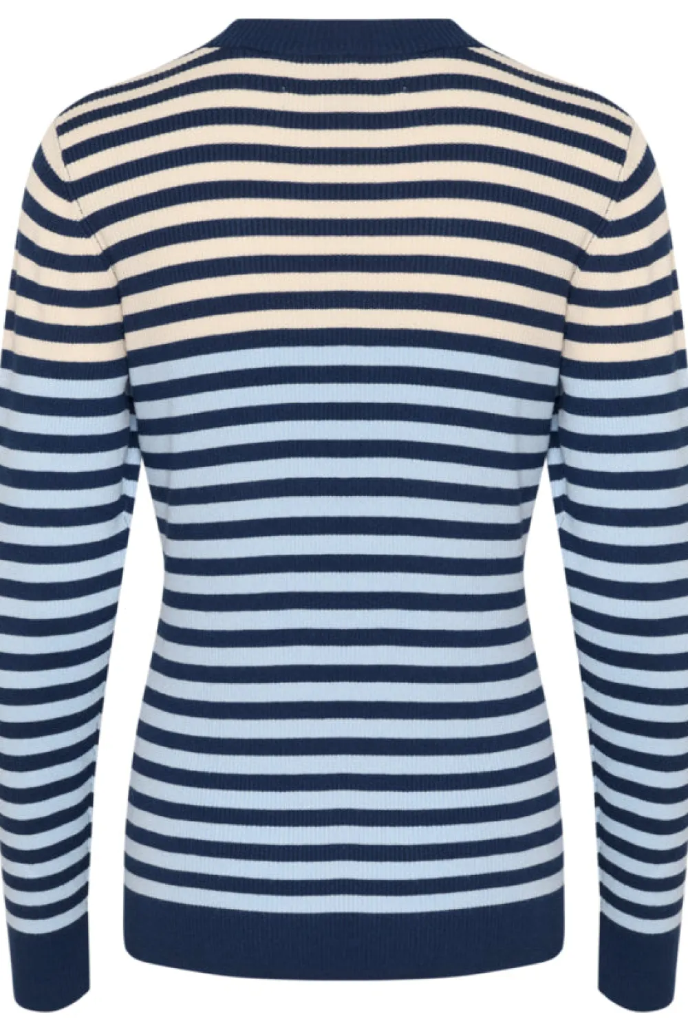 cuannemette_rib_pullover__4.webp Culture CUAnnemette Rib Pullover Light Blue/Navy- Strick & Cardigans