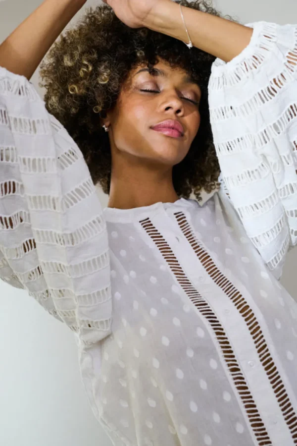 Culture CUTaro Shirt Spring Gardenia- Shirts & Blusen