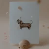 Eulenschnitt ES Aquarellkarte Dachshund- Lovely Stuff