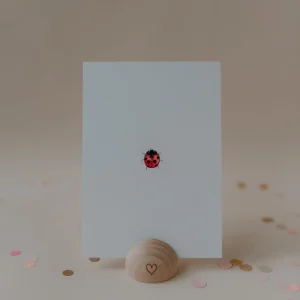 Eulenschnitt ES Aquarellkarte Ladybug- Lovely Stuff