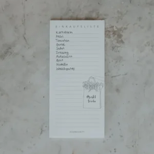 Eulenschnitt ES Block Einkaufsliste- Lovely Stuff