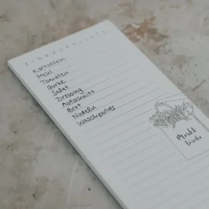 Eulenschnitt ES Block Einkaufsliste- Lovely Stuff