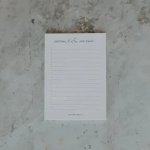 Eulenschnitt ES Block Erstmal Kaffee- Lovely Stuff