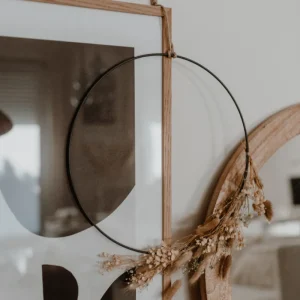 Eulenschnitt ES Metallkranz Kreis 2er Set- Dekoration