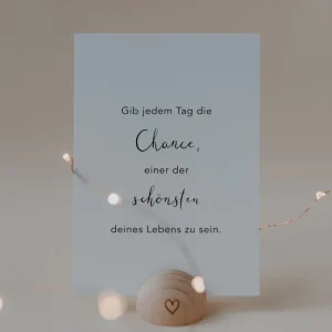 Eulenschnitt ES Spruckkarte Jeder Tag- Lovely Stuff