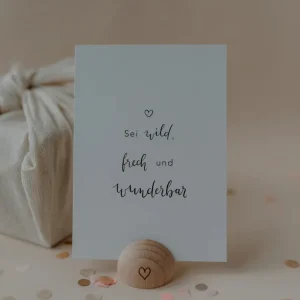 Eulenschnitt ES Spruckkarte Wild und Frech- Lovely Stuff