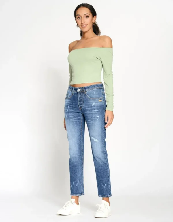 Gang 94 Nica Jeans Rocky Midblue- Jeans