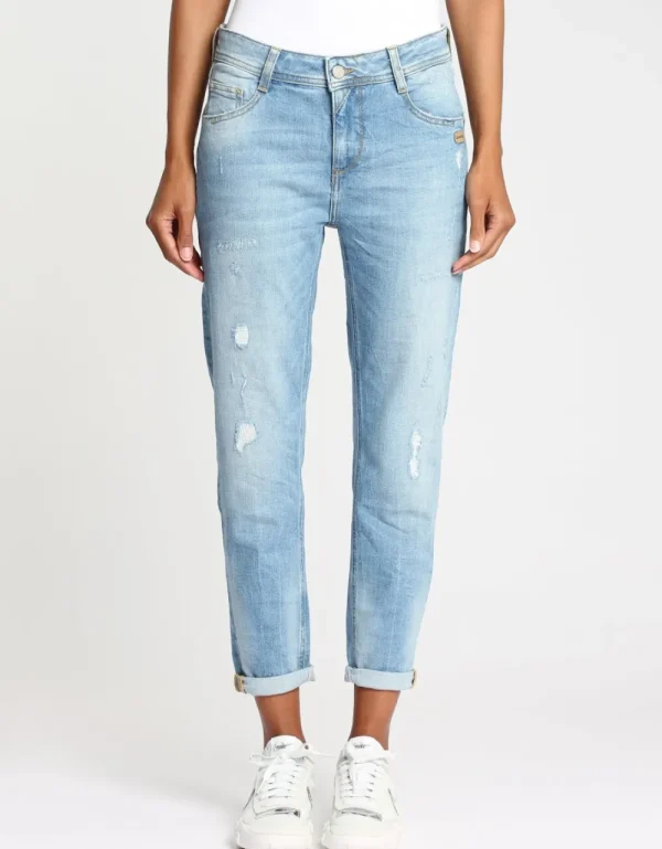 Gang 94Amelie Jeans Cropped Real Aqua Wash- Jeans