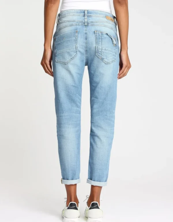 Gang 94Amelie Jeans Cropped Real Aqua Wash- Jeans