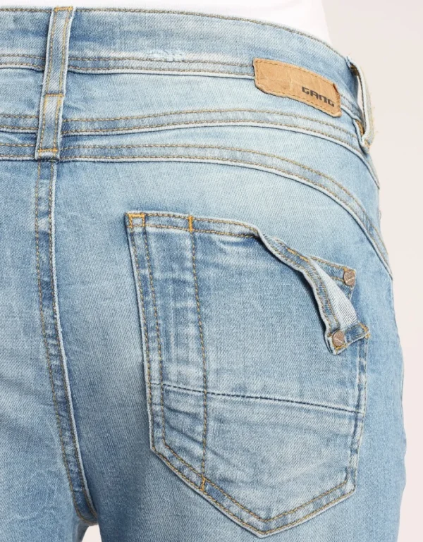 Gang 94Amelie Jeans Cropped Real Aqua Wash- Jeans