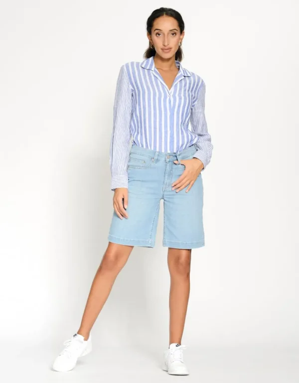 Gang 94Carlotta Bermuda Easy Light Blue- Shorts