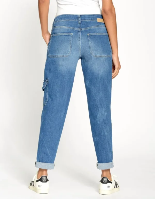 Gang 94Gerda Worker Jeans Med. Waterline Wash- Jeans