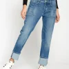 Gang Jeans 94Nica Worker Boyfriend Midblue Allday- Jeans