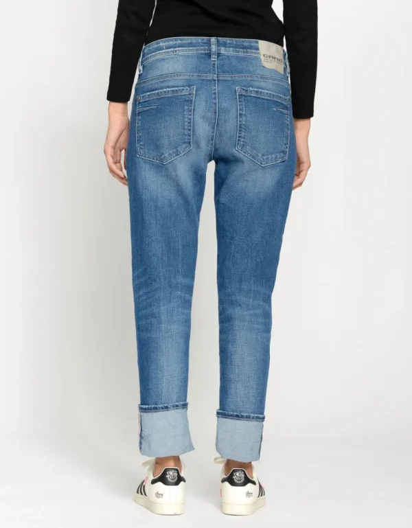 Gang Jeans 94Nica Worker Boyfriend Midblue Allday- Jeans