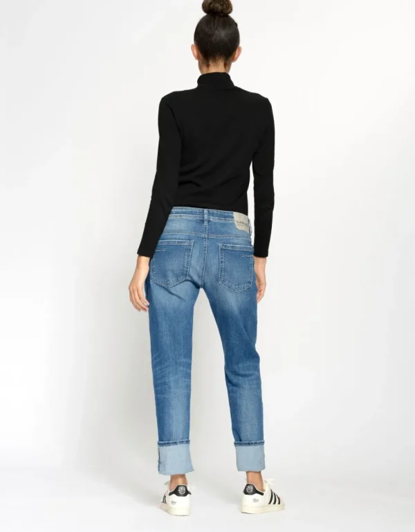 Gang Jeans 94Nica Worker Boyfriend Midblue Allday- Jeans