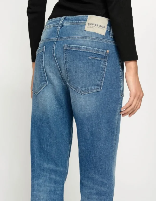 Gang Jeans 94Nica Worker Boyfriend Midblue Allday- Jeans