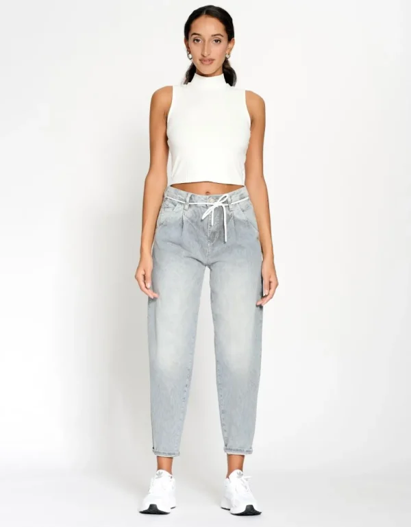 Gang 94Silvia Jogger Used Wash- Jeans