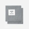 Meraki Geschirrhandtücher, Verum, Light grey/army green- Küche & Gedeckter Tisch